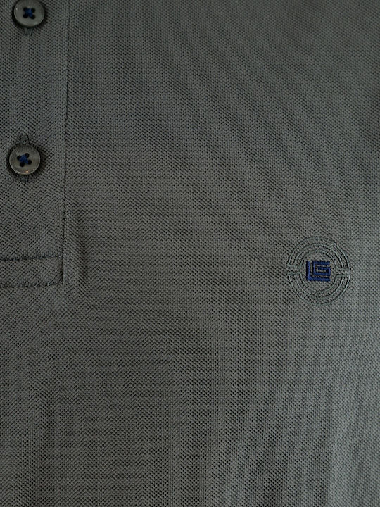 Polo Kurzarmbluse Khaki