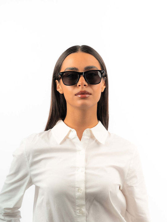 Red Raven Daniel Unisex Sunglasses with Black Frame and Red Lens