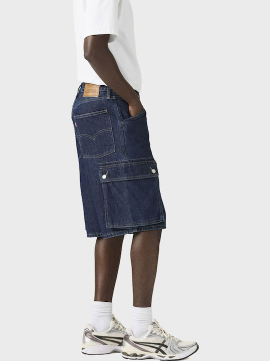 478 Men's Shorts Cargo Unwashed Denim