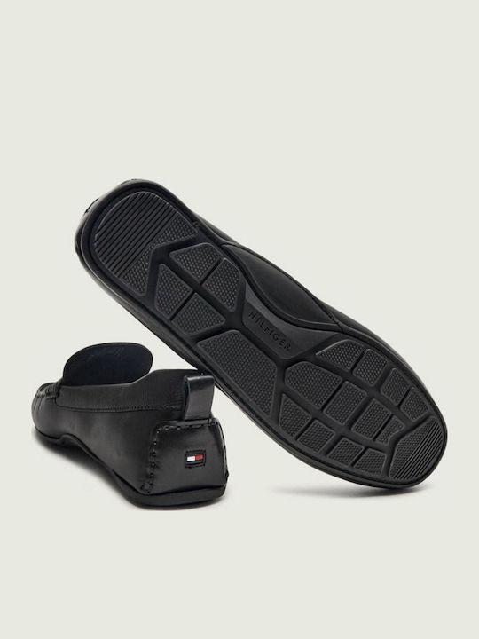Leder Herren Mokassins in Schwarz Farbe