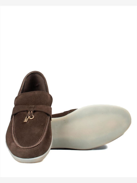 Ανδρικά Loafers σε Καφέ Χρώμα