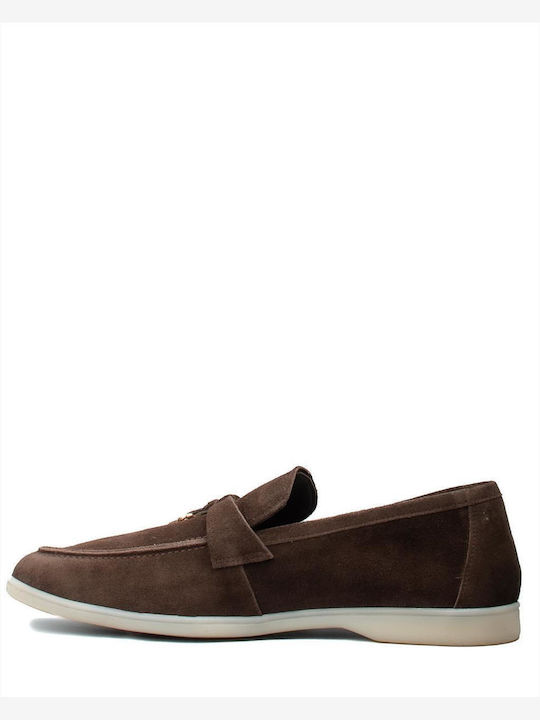 Ανδρικά Loafers σε Καφέ Χρώμα
