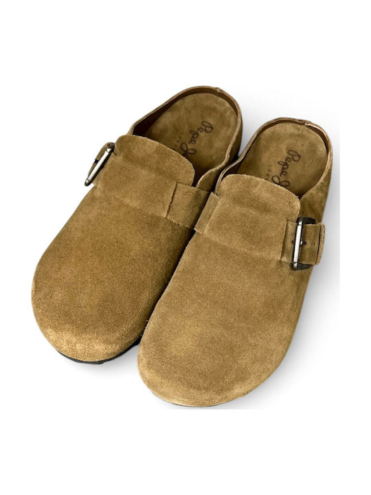 Pepe Jeans Din piele Sabot Maro