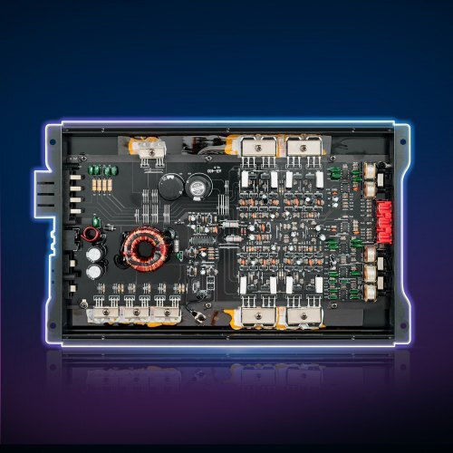 Vevor Car Audio Amplifier 4-channel Bridgeable Car Amplifier Multichannel Class Ab Stereo Amp Max 4 X 250w At 4 Ohms 4 X 500w At 2 Ohms High Output Suvs Pickups Off-road Vehicles