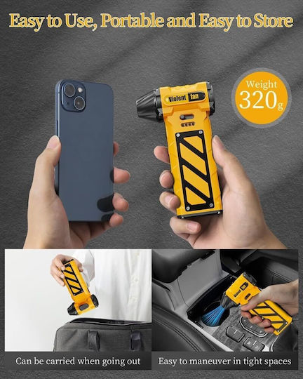 Portable Rechargeable Car Handheld Vacuum Blower 130000rpm 8000mah F015