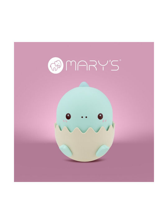 Mary's Nursery Night Light LED Baby Dino Battery Blue Warm