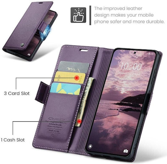 Caseme 023 Luminus Brieftasche Lila (Redmi Note 15 Pro 5G)