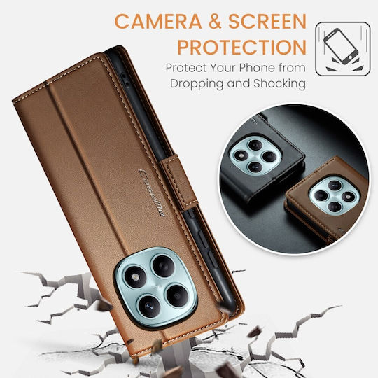 Caseme 023 Luminus Wallet Καφέ (Redmi Note 15)