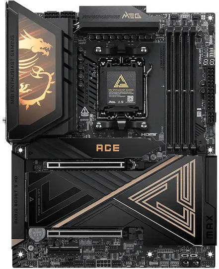 MSI MEG X870E ACE MAX Wi-Fi Motherboard ATX με AMD AM5 Socket 7E85-001R