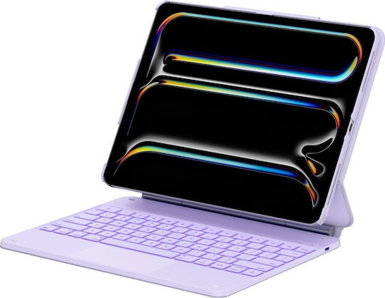 Typecase Case Edge + Tastatur iPad Air 13 2024/2025 Hell Lila Kb206-129-e-lpulch-lpu-b-us-v5