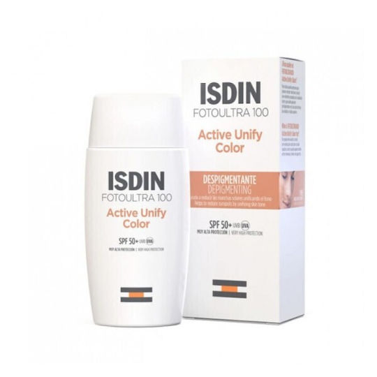 Isdin FotoUltra 100 Active Unify Color Fusion Fluid Αντηλιακή Κρέμα Προσώπου SPF50 με Χρώμα 50ml
