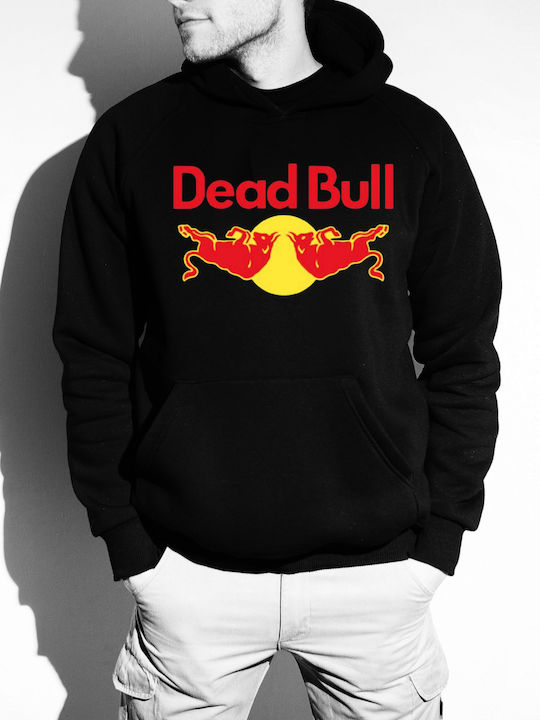 Суитшърт Щампа Dead Bull Hood912 Черен