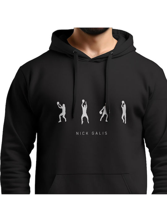 Sweatshirt mit Kapuze Black