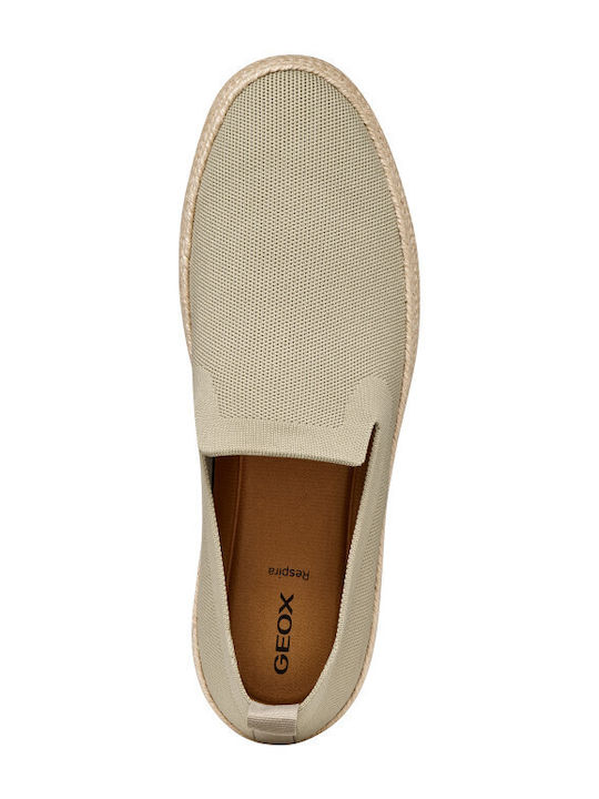 Men's Loafers In Beige Colour