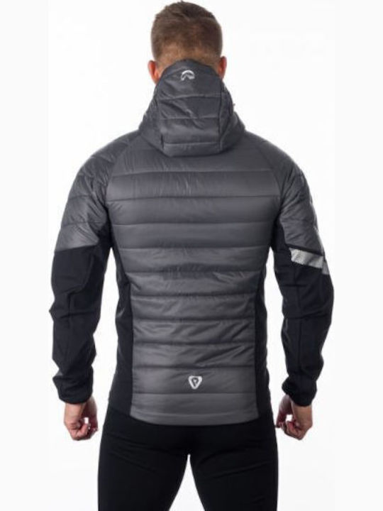 Northfinder BU-5111SKP Ανδρικό Μπουφάν Soft Shell για Σκι & Snowboard Γκρι