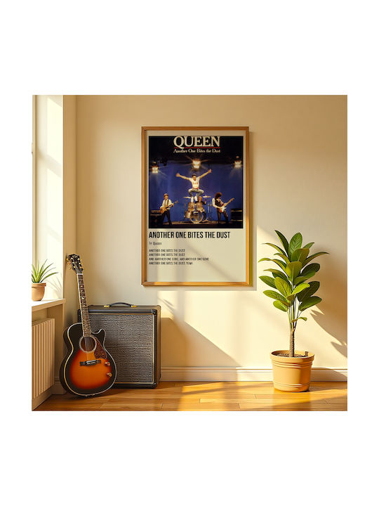 Плакат Музика Another One Bites Dust Queen Ms576 21см X 30см