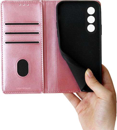 Vintage Magnet Brieftasche Wallet Sonique OnePlus Nord 5 5G Rose Gold