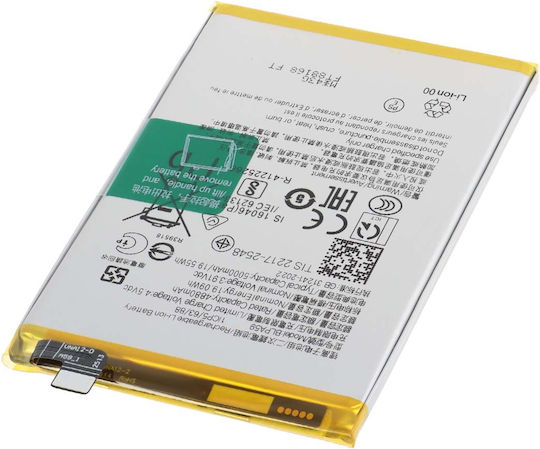 Avizar Li-polymer Akku 5000mAh Oppo Reno 12 12 5G Kompatible Blpa59 3,91V Grau