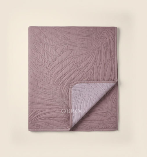Cuvertură Single Powder Pink 160x230cm