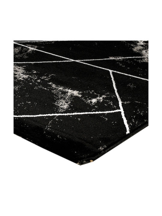 Tzikas Carpets Craft 23299-990 Modern Bedroom Rugs Set Black-white 161-0-355-23299-990 3pcs