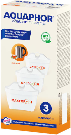 Aquaphor Резервен филтър за вода Джаджа / за смесител от активен въглен Maxfor+ 3бр