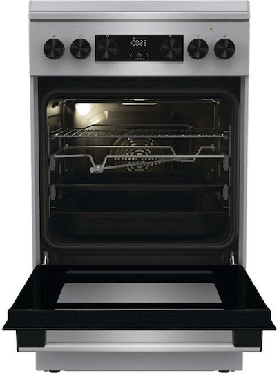 Gorenje Κουζίνα 70lt με Εστίες Υγραερίου Π50εκ. Silver