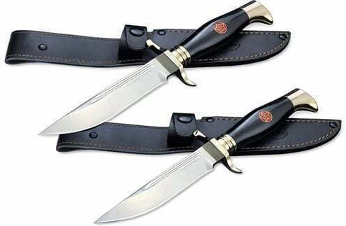 Hunting Knife Survival Beige in Sheath Set of 2pcs