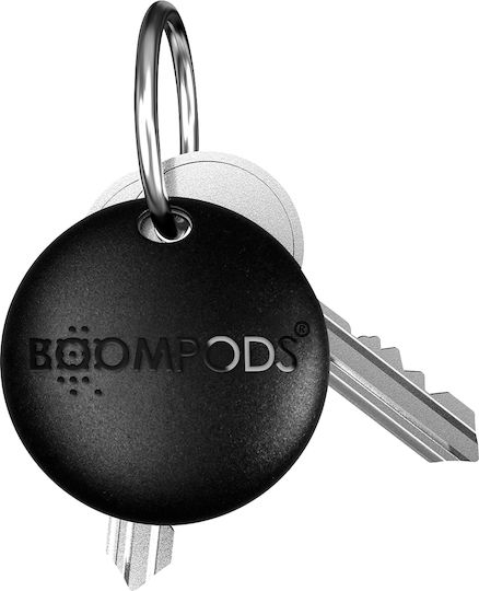 Boompods Boomtag Kompatibel mit Apple Find My Schwarz