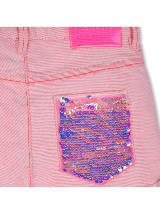 Șort/Salopetă Copii din Material Textil Roz