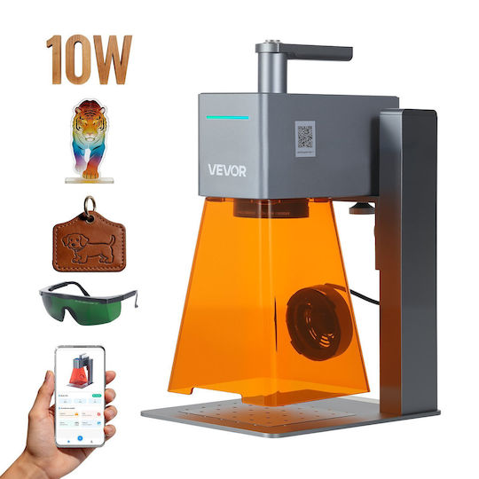 Vevor Laser Engraver 12W Κατάλληλο για Ακρυλικό / Plexiglass / Δέρμα