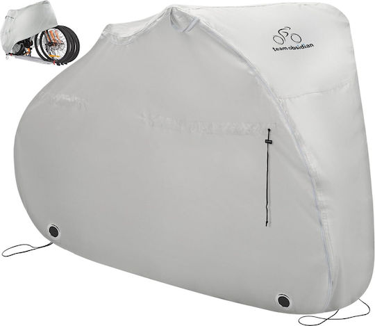 Husă Protectoare Pentru Bicicletă TeamObsidian Protecție UV XXL 3 Biciclete Poliester Oxford 300D Gri