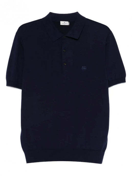 Polo Bluse Blau