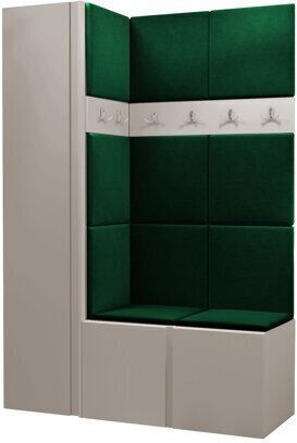 Hartford 471 Έπιπλο Εισόδου με Καθρέπτη Κασμίρι 124x46x186εκ.