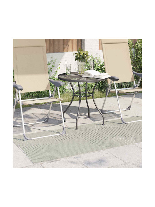 vidaXL Huarte Antiderapant Covor Rectangular Verde
