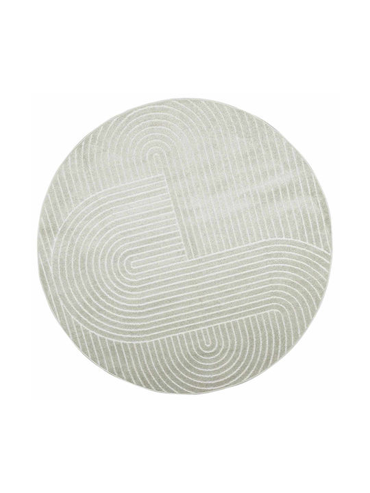 vidaXL Huarte Anti-slip Rug Round Green