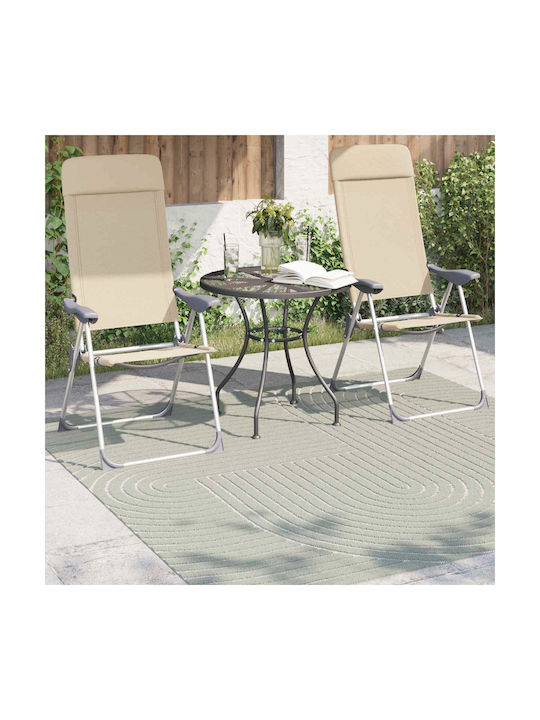 vidaXL Huarte Anti-slip Rug Rectangular Green