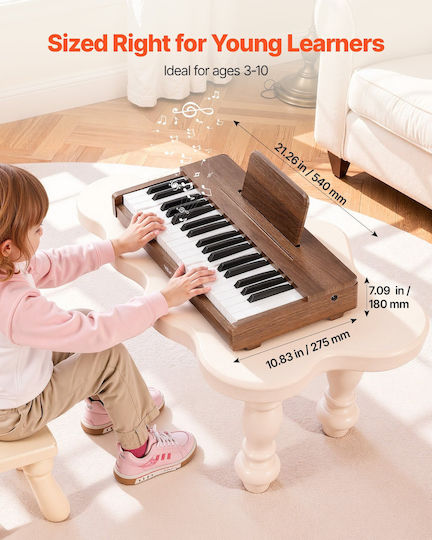 Vevor Wooden Piano for 3-10 Years