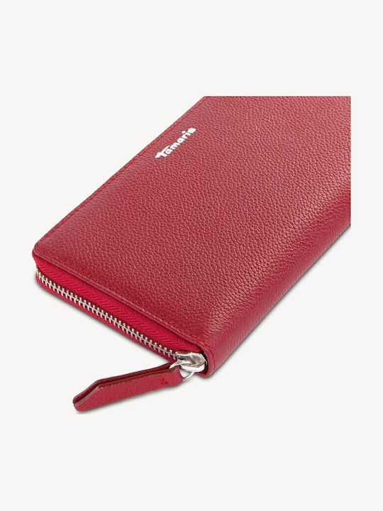 Leather Women's Wallet Classic Red