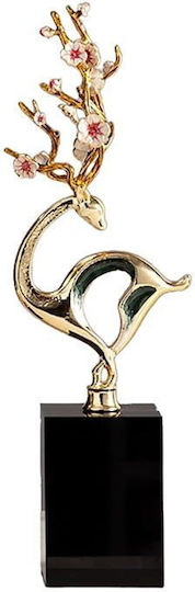 Χρυσό Διακοσμητικό Μαρμάρινη Βάση Gold Sculpture Decor