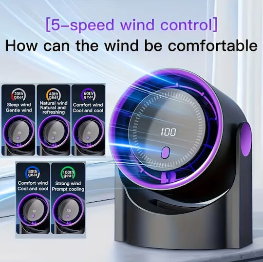 Rosa Ventilator USB Ohne Flügel Silber