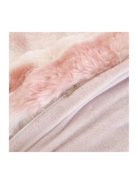 Mc Decor Duvet Cover Set Single with Pillowcase 160x240 Light Pink