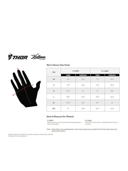 Thor Mx Launchmode Gloves Red Black Airprene