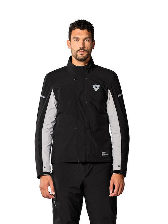 Rev'IT Offtrack 3 H2O Winter Herren Motorradjacke Wasserdicht Blau/Silber