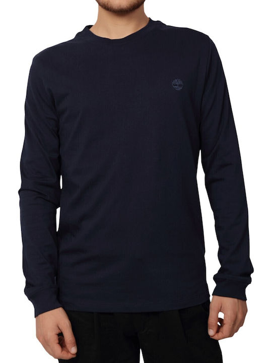 Dunstan River Long Sleeve Blouse Navy Blue