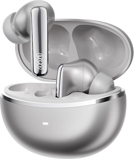 QCY MeloBuds N70i Bluetooth хендсфри Слушалки с Устойчивост на Пот и Кутийка за Зареждане Titanium