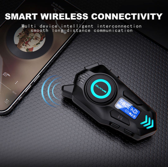 K09 Single Motorcycle Helmet Communication with Bluetooth K09-BLACK