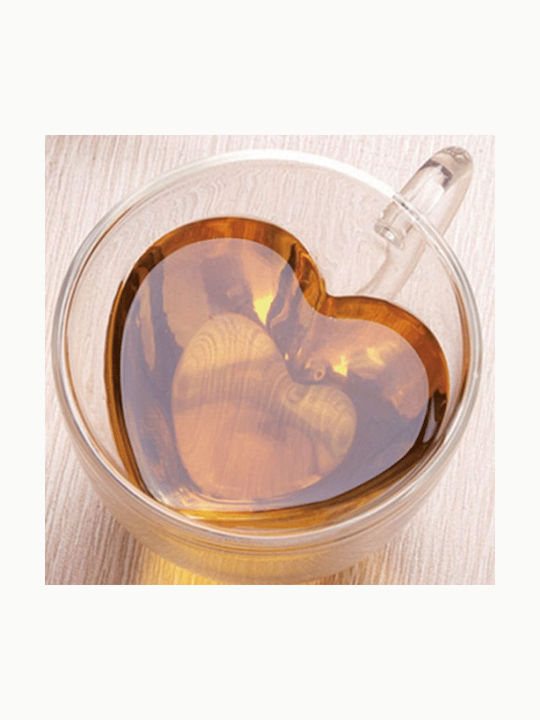 Set Căni Maro De sticlă Transparente 240ml 2buc