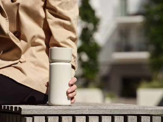 Zone Denmark Stainless Steel Thermos Bottle 400ml Cream