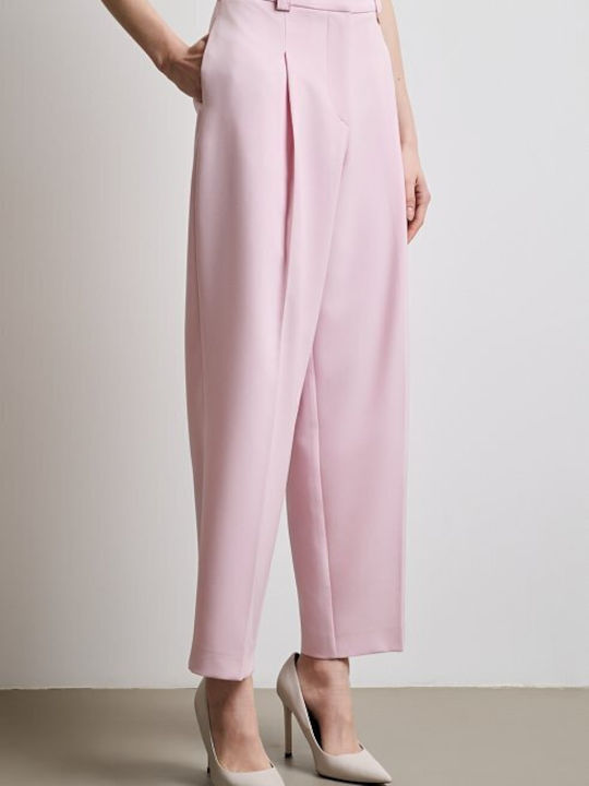 Damen Pink Anzug in Gerader Linie