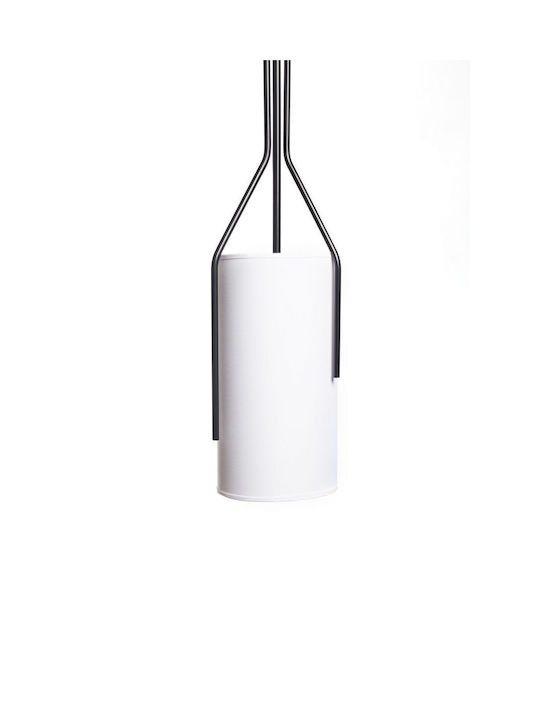 Hängelampe Schiene mit Fassung E27 18x18cm.